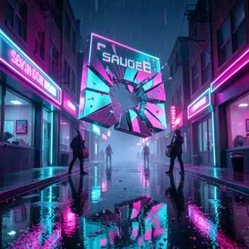 割れたセーブデータ